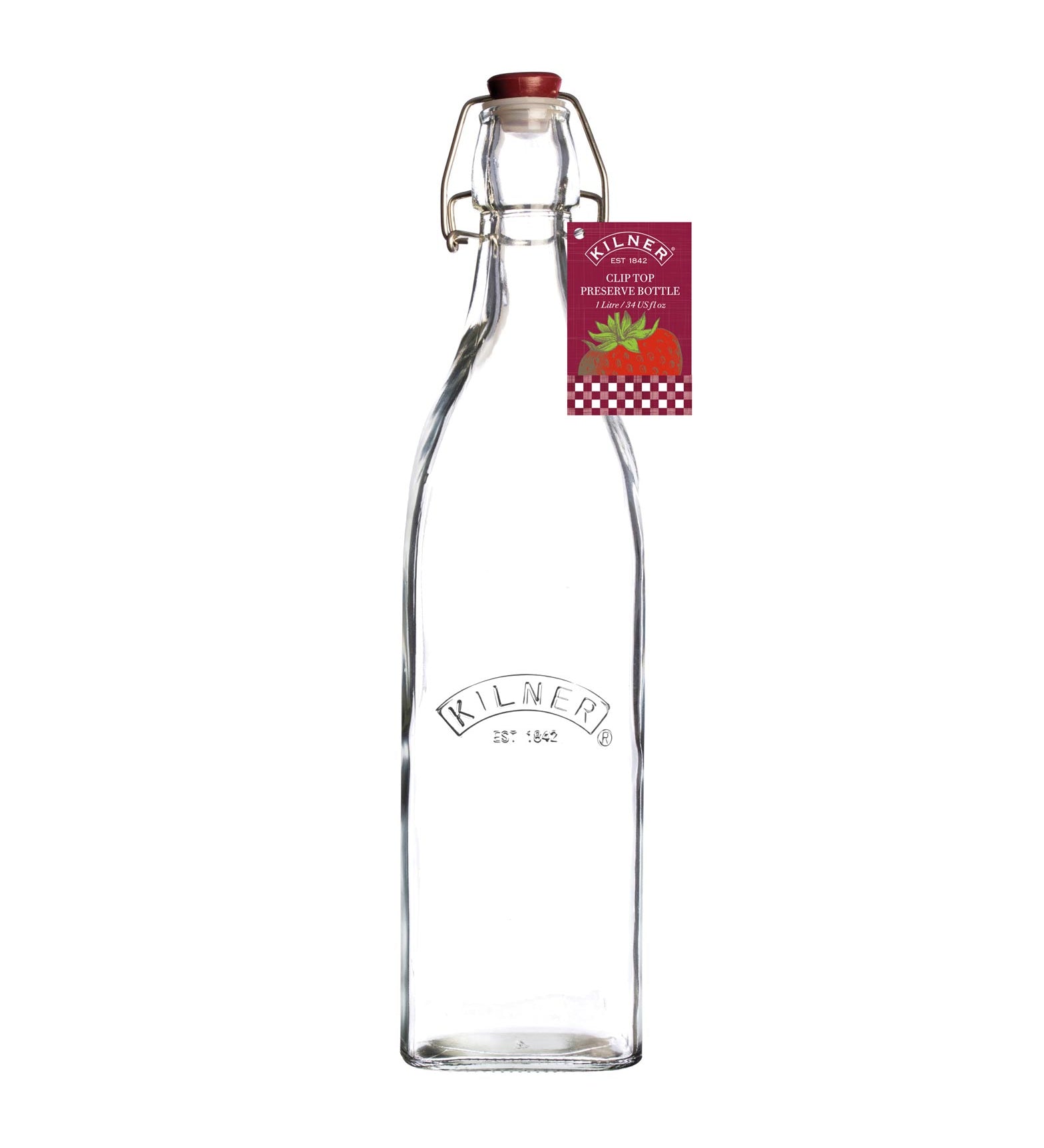 Kilner Clip Top Square Bottle