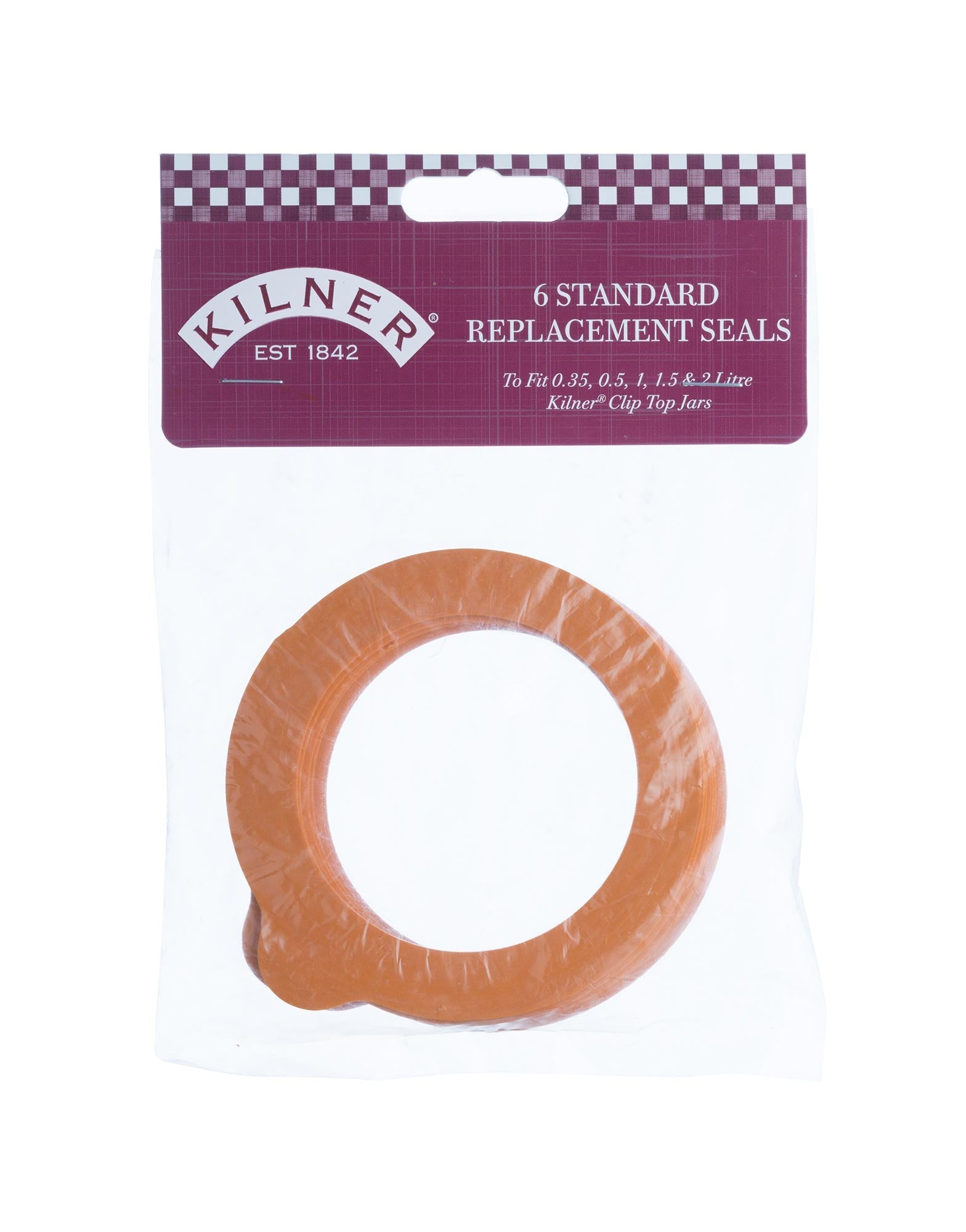 Kilner 6 Pack Standard Rubber Seals
