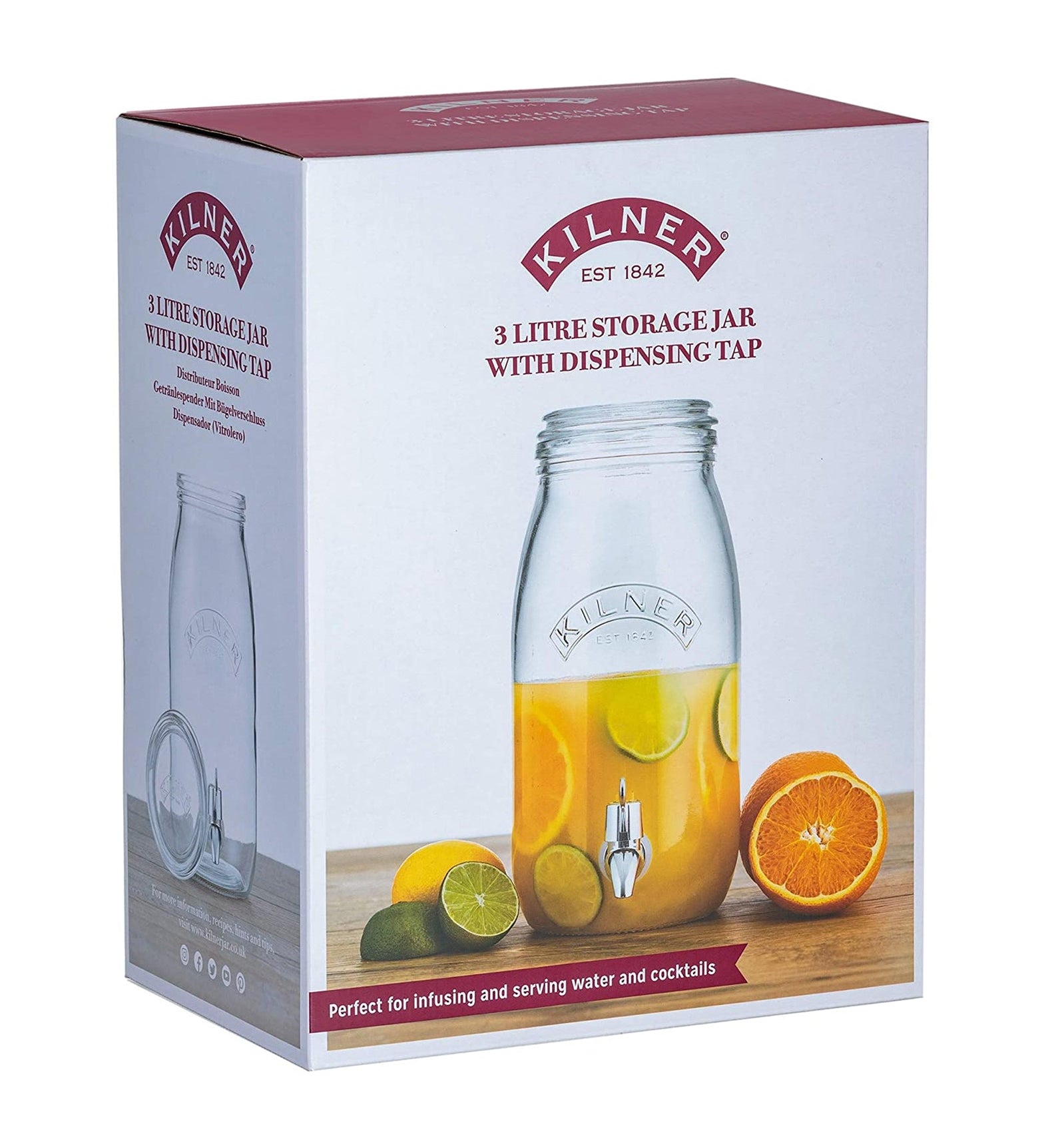 Kilner Clip Top Round Dispenser