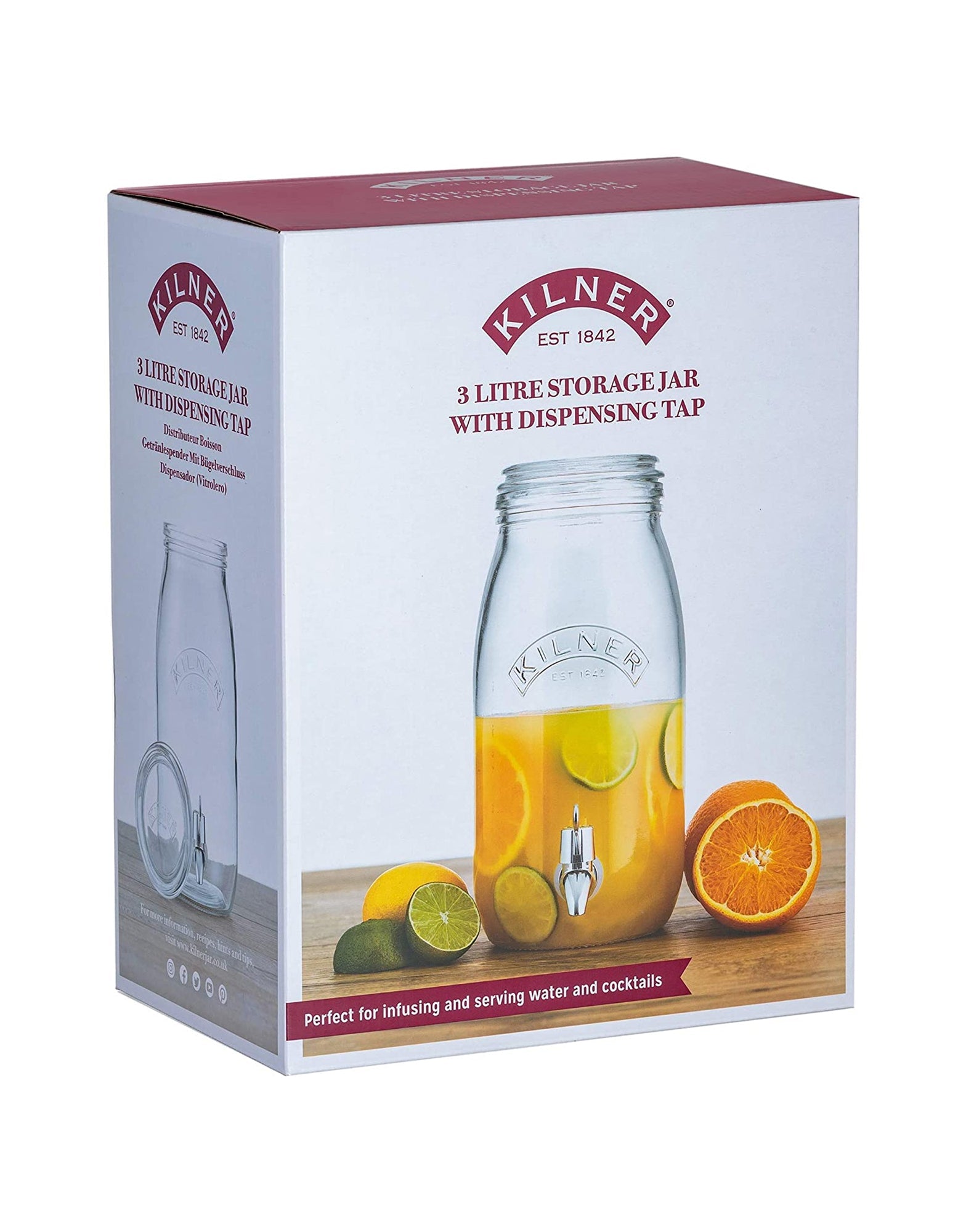 Kilner Clip Top Round Dispenser