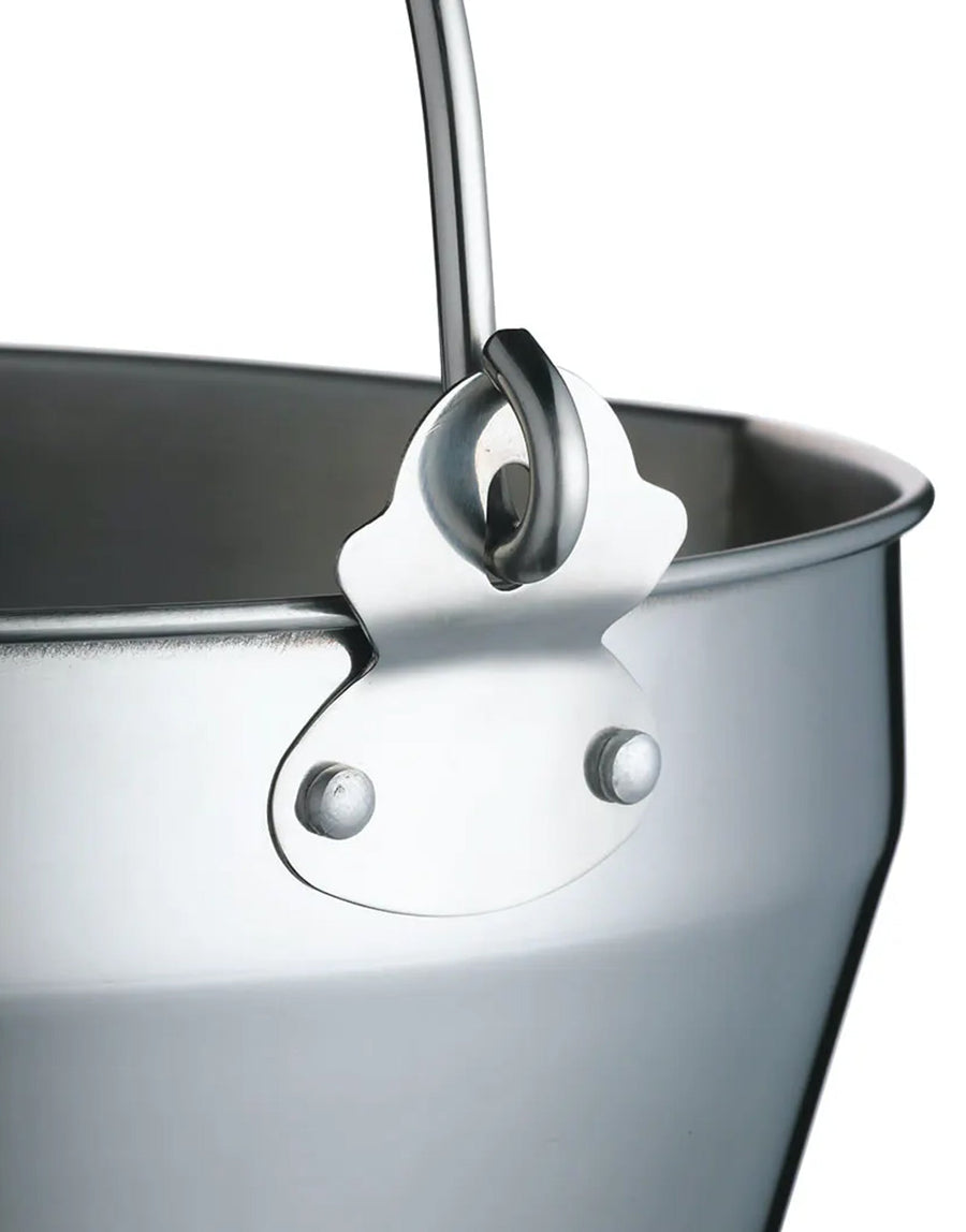 KitchenCraft Home Made Stainless Steel Maslin Pan with Handle