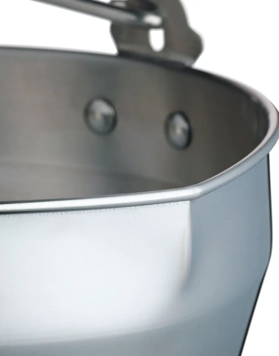 KitchenCraft Home Made Stainless Steel Maslin Pan with Handle
