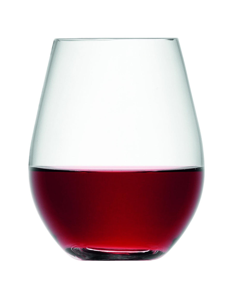 LSA Stemless Red Wine Glasses Set of 4