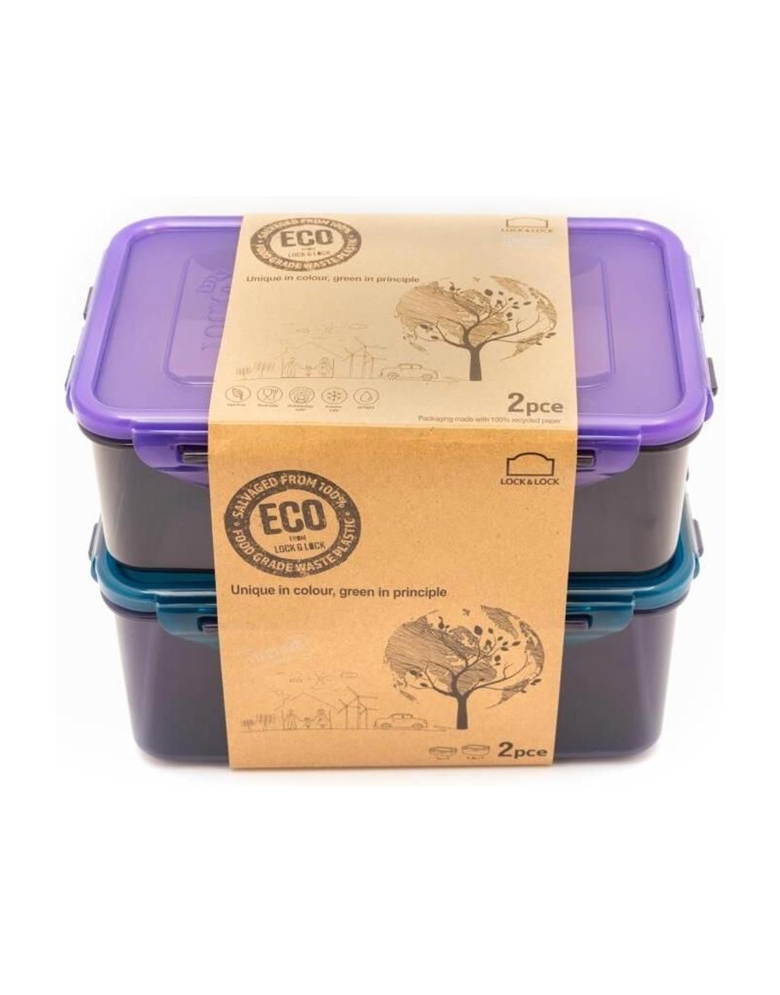 Lock & Lock 2 Piece Set Recycled