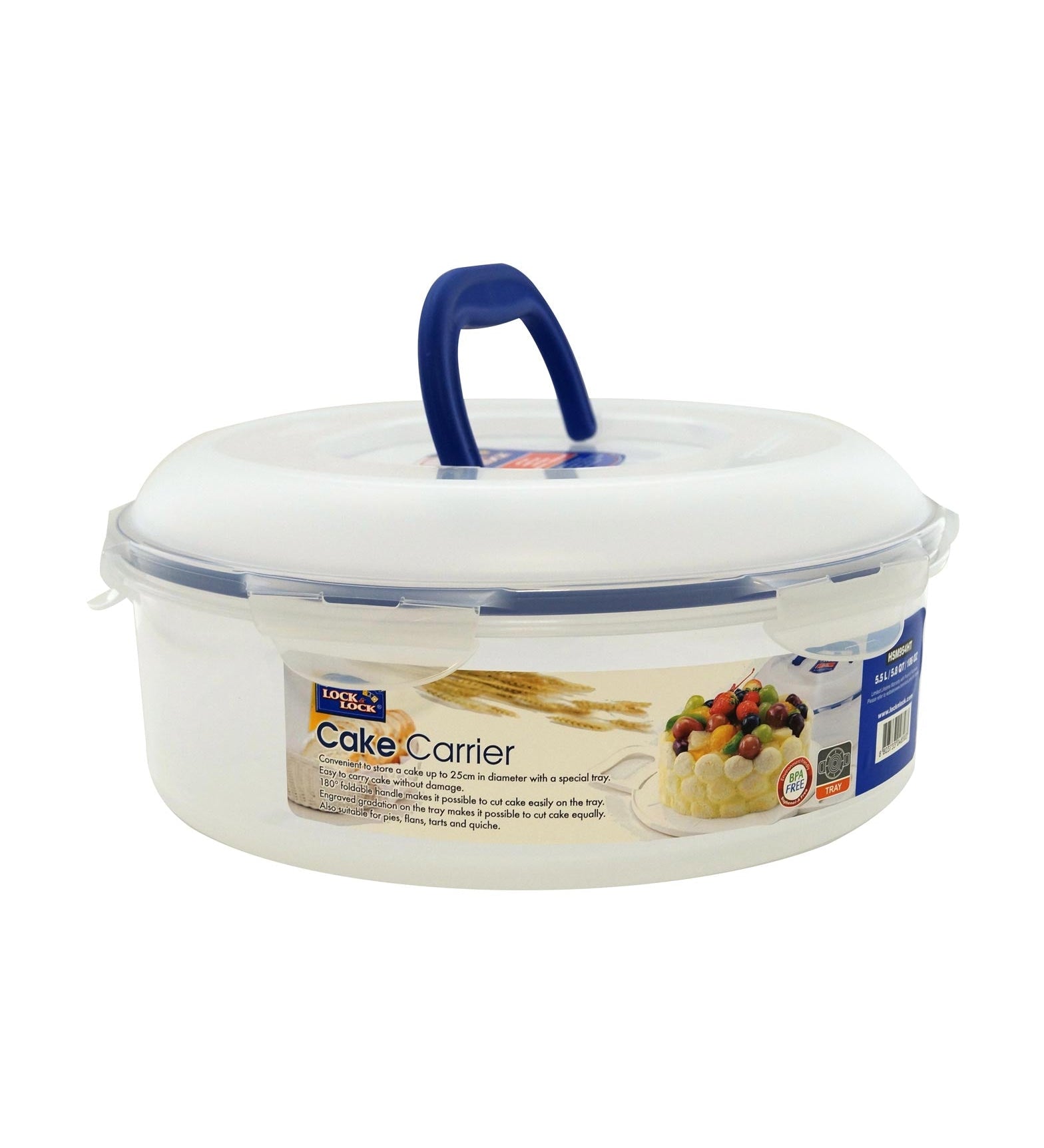 Lock & Lock Round Cake Storage Box
