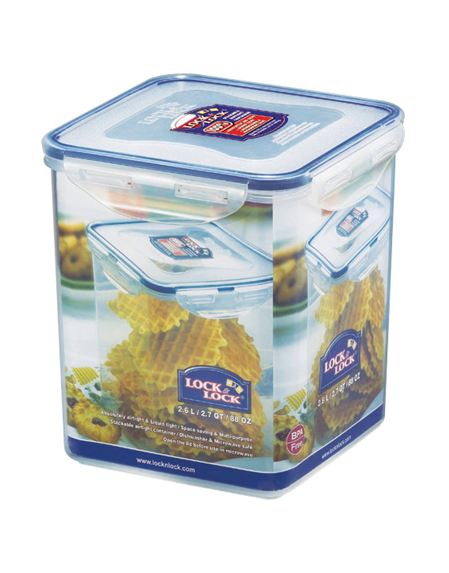 Lock & Lock Square Tall 2.6L