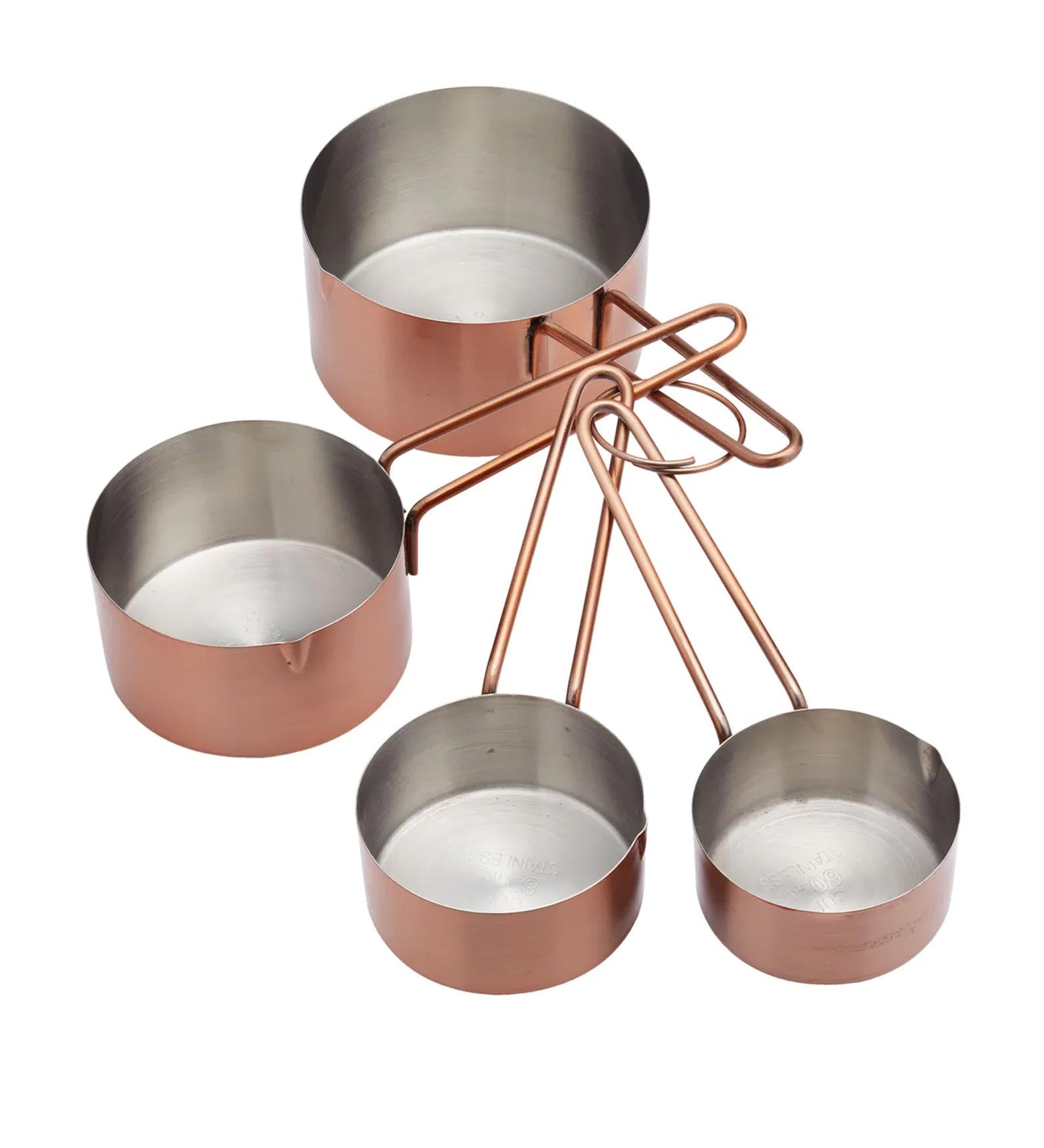 Copper Effect Measuring Cups