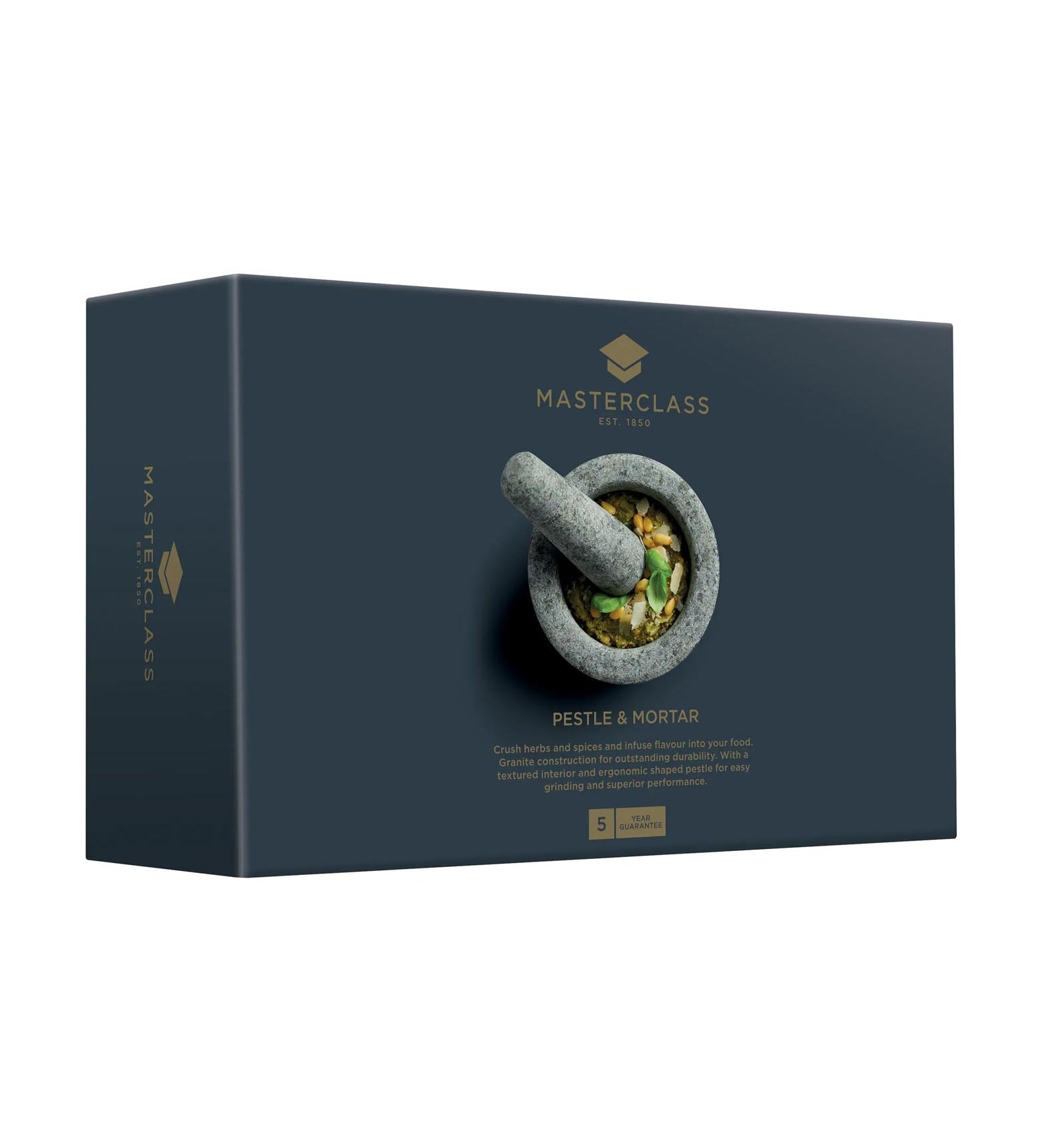 MasterClass Granite Mortar and Pestle 12cm x 6.5cm