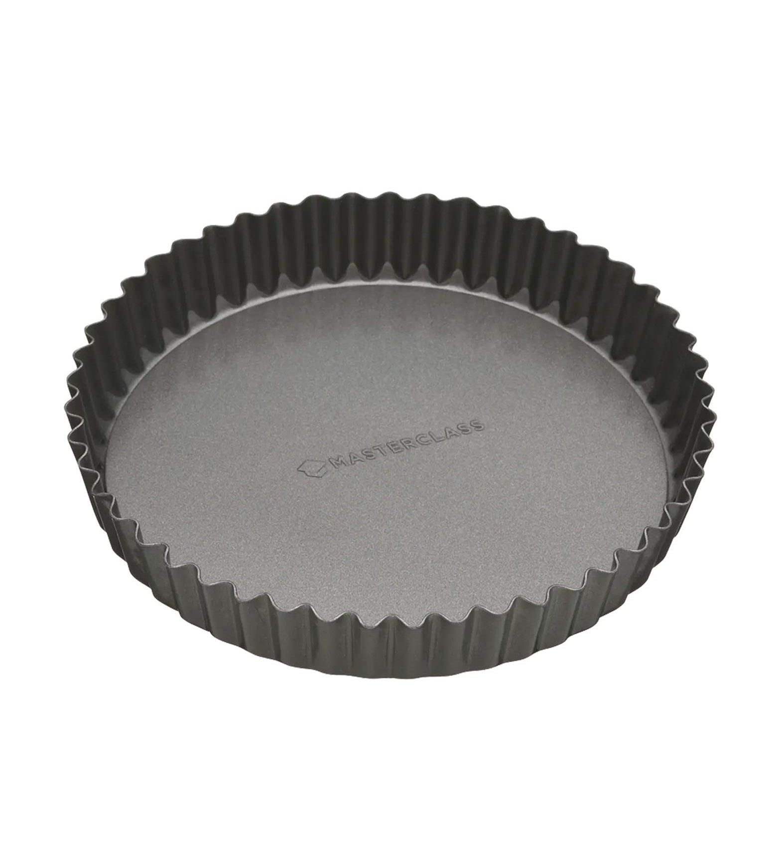 MasterClass Non-Stick Fluted Loose Base Quiche Tin Round