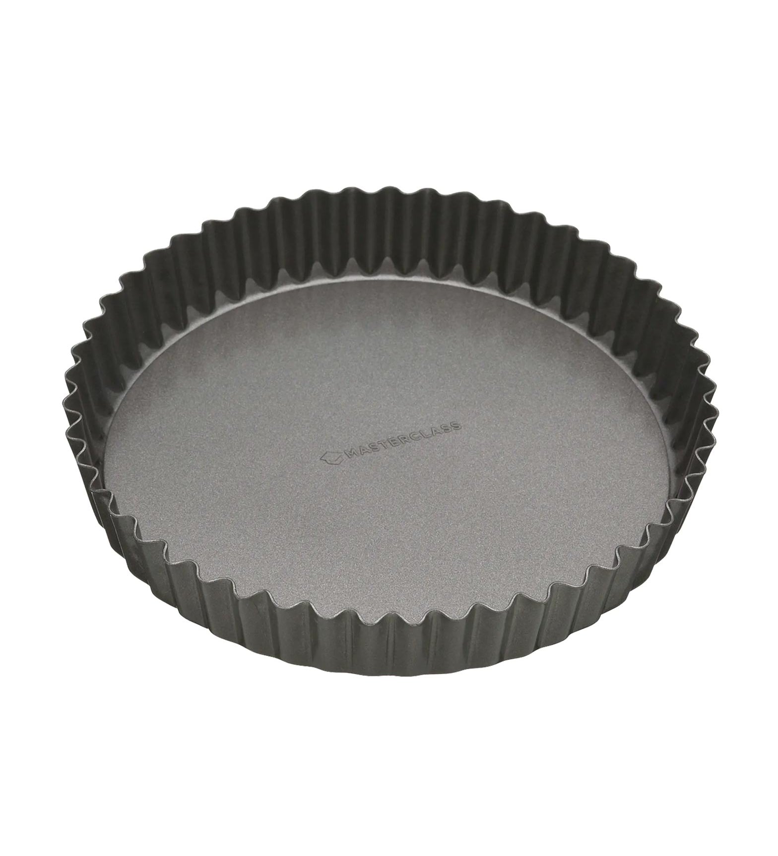 MasterClass Non-Stick Fluted Loose Base Quiche Tin Round
