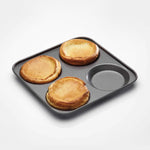 MasterClass Non-Stick Four Hole Yorkshire Pudding Pan 24cm