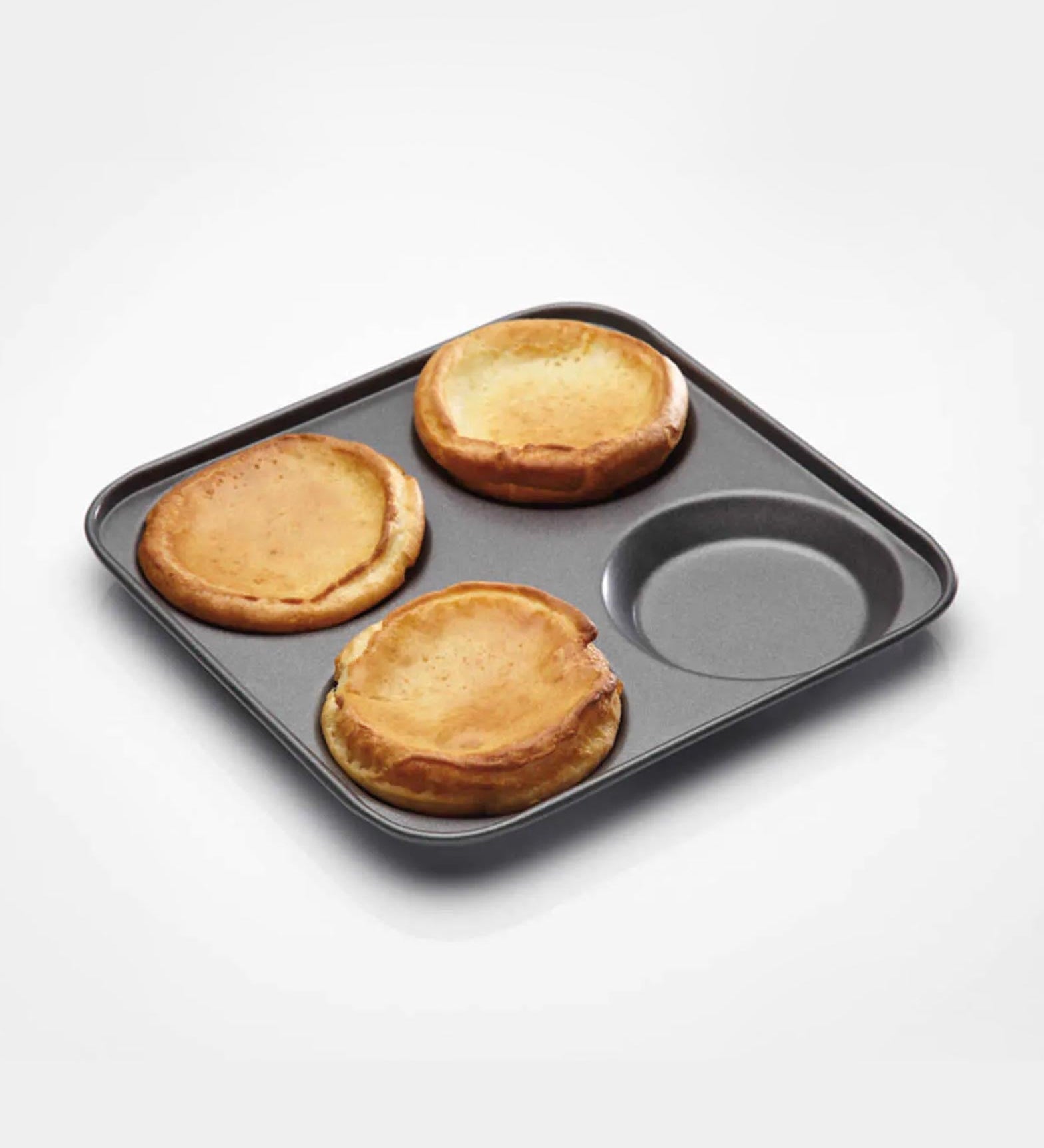 MasterClass Non-Stick Four Hole Yorkshire Pudding Pan 24cm