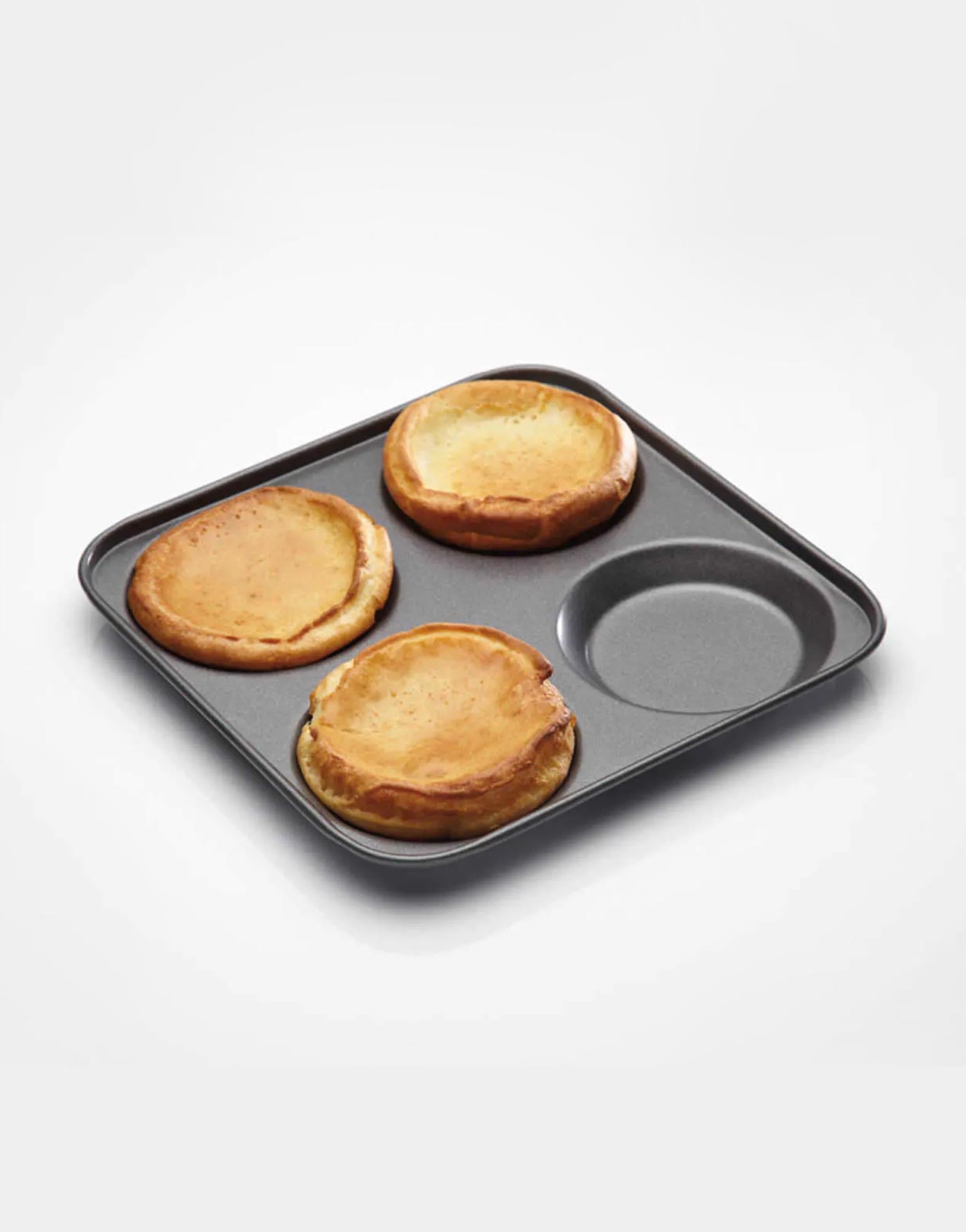 MasterClass Non-Stick Four Hole Yorkshire Pudding Pan 24cm