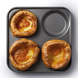 MasterClass Non-Stick Four Hole Yorkshire Pudding Pan 24cm