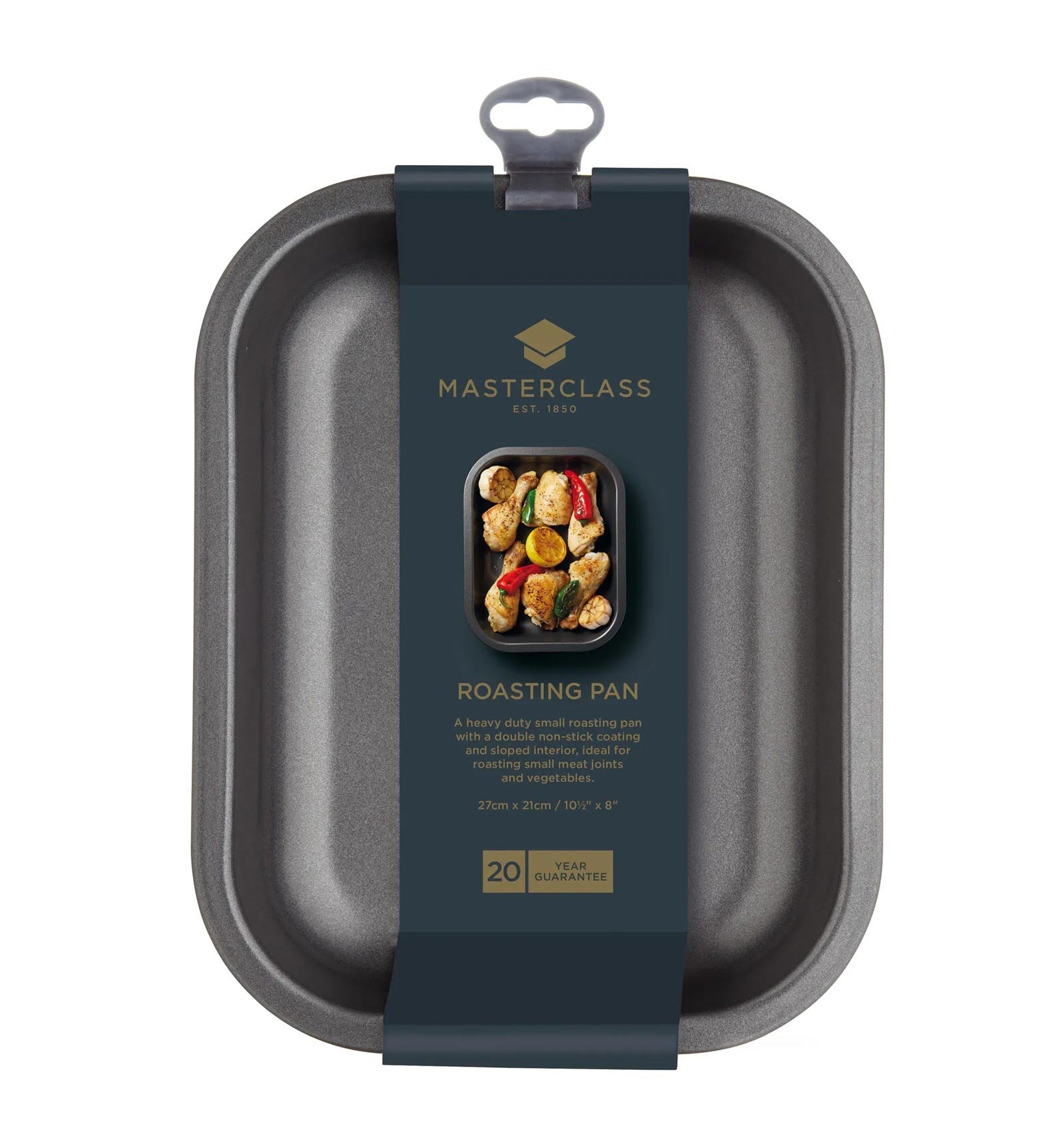 MasterClass Non-Stick Open Roasting Pan 27cm x 21cm x 4cm
