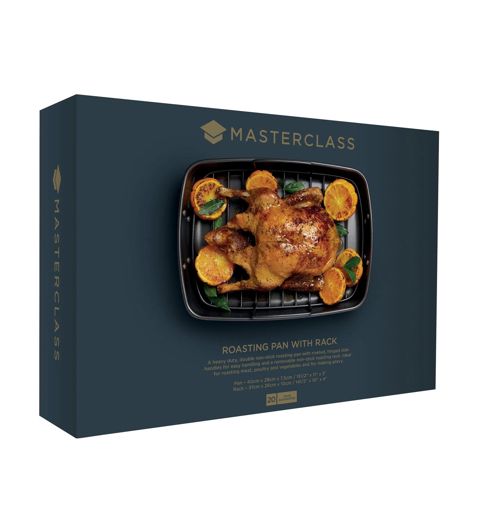 MasterClass Non-Stick Roasting Pan with Rack
