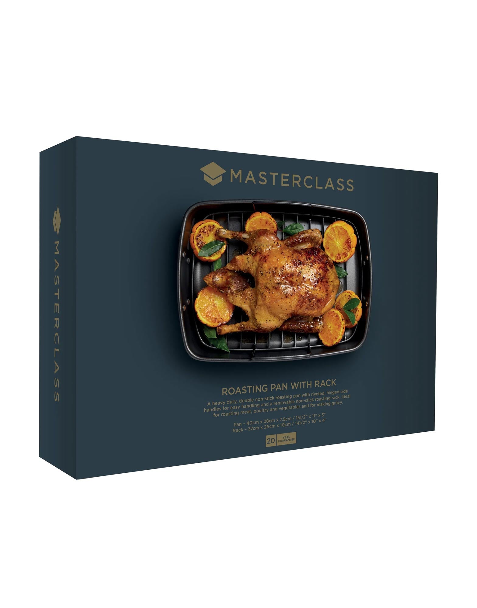 MasterClass Non-Stick Roasting Pan with Rack