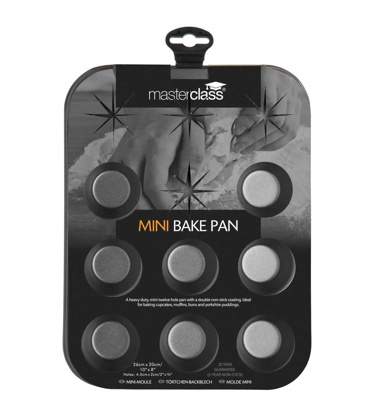 MasterClass Non-Stick Twelve Hole Mini Tart Pan 26cm x 20cm