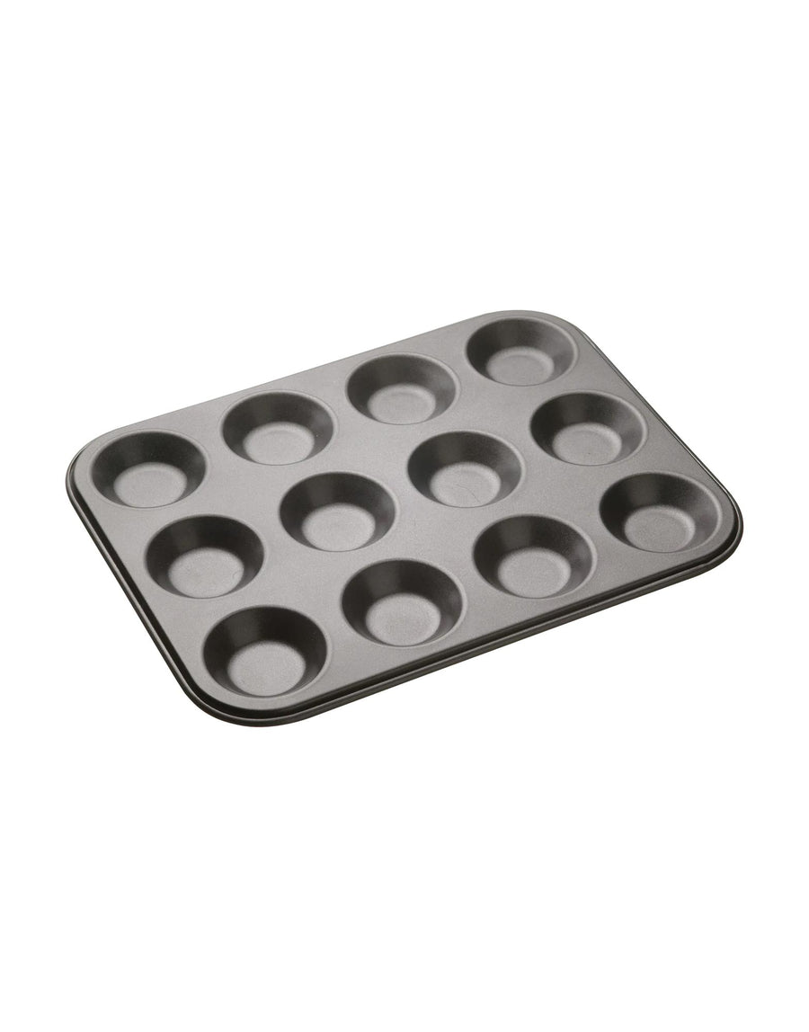 MasterClass Non-Stick Twelve Hole Shallow Baking Pan