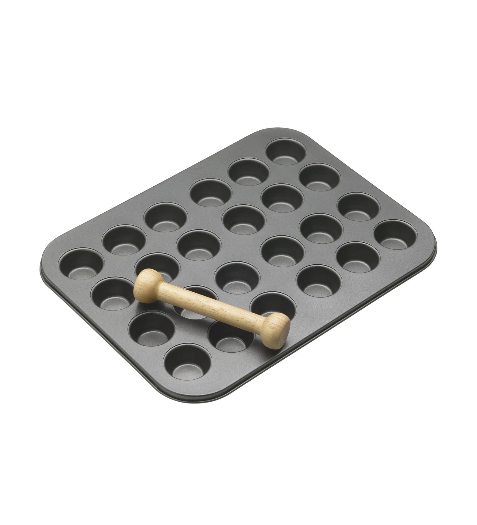 MasterClass Non-Stick Twenty-Four Hole Mini Tin 35cm x 27cm and Pastry