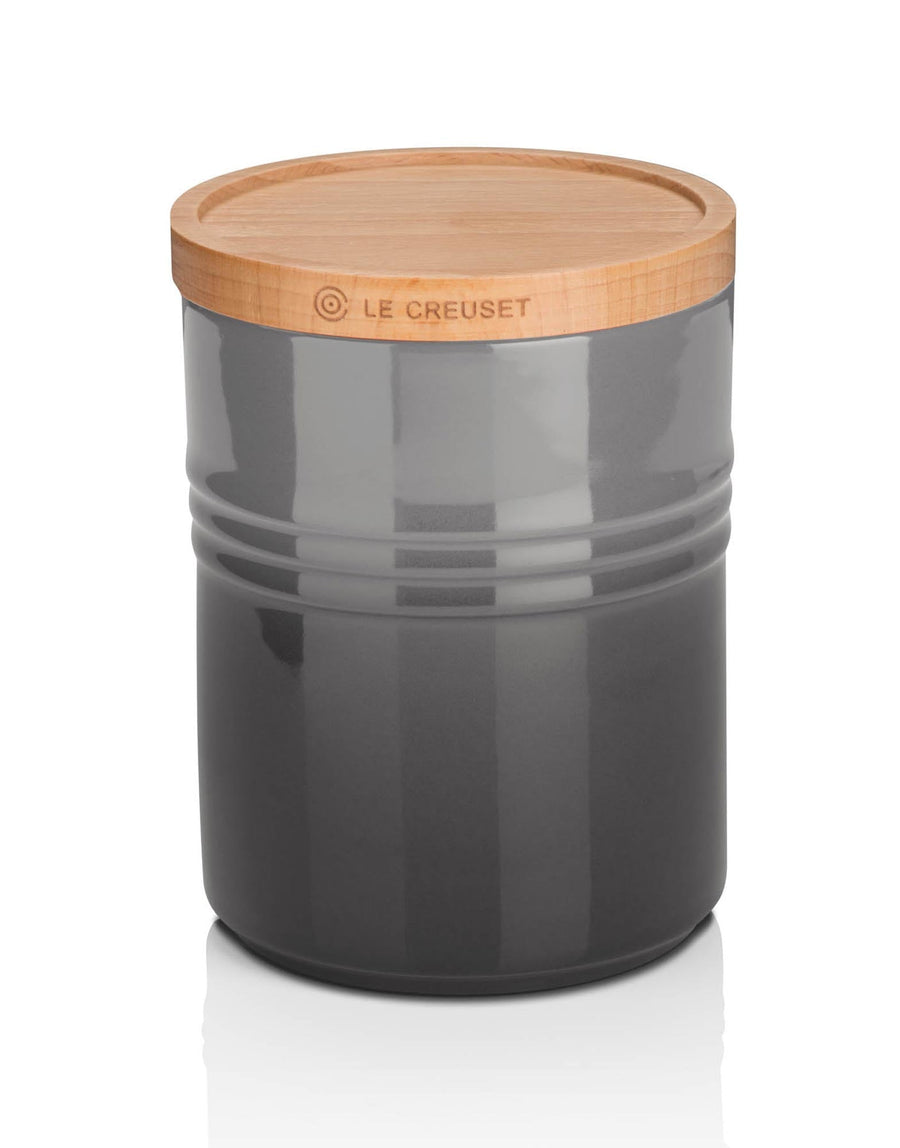 Le Creuset Medium Storage Jar with Wooden Lid