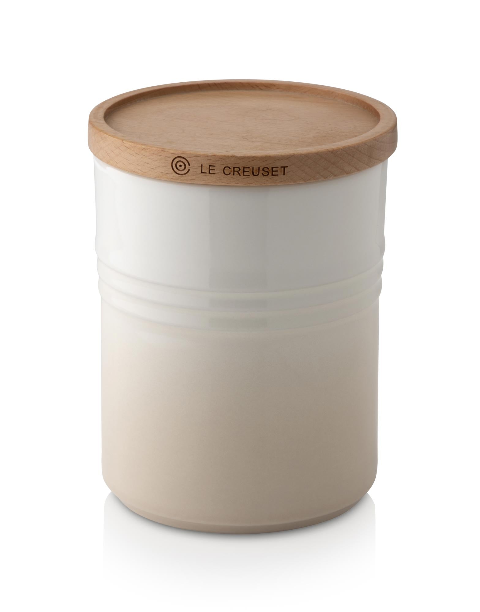 Le Creuset Medium Storage Jar with Wooden Lid