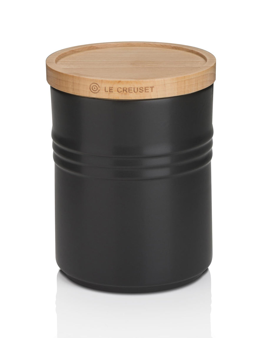 Le Creuset Medium Storage Jar with Wooden Lid