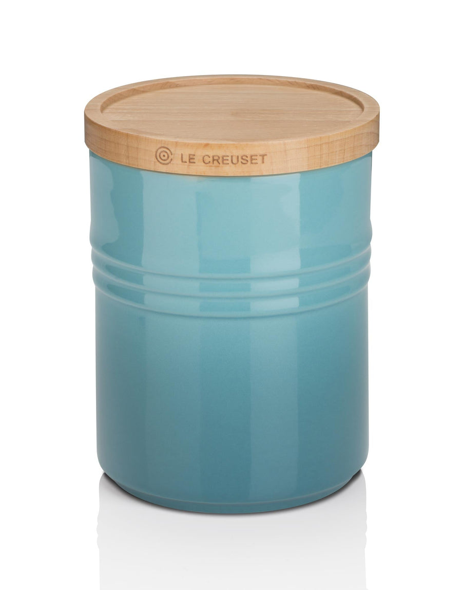 Le Creuset Medium Storage Jar with Wooden Lid