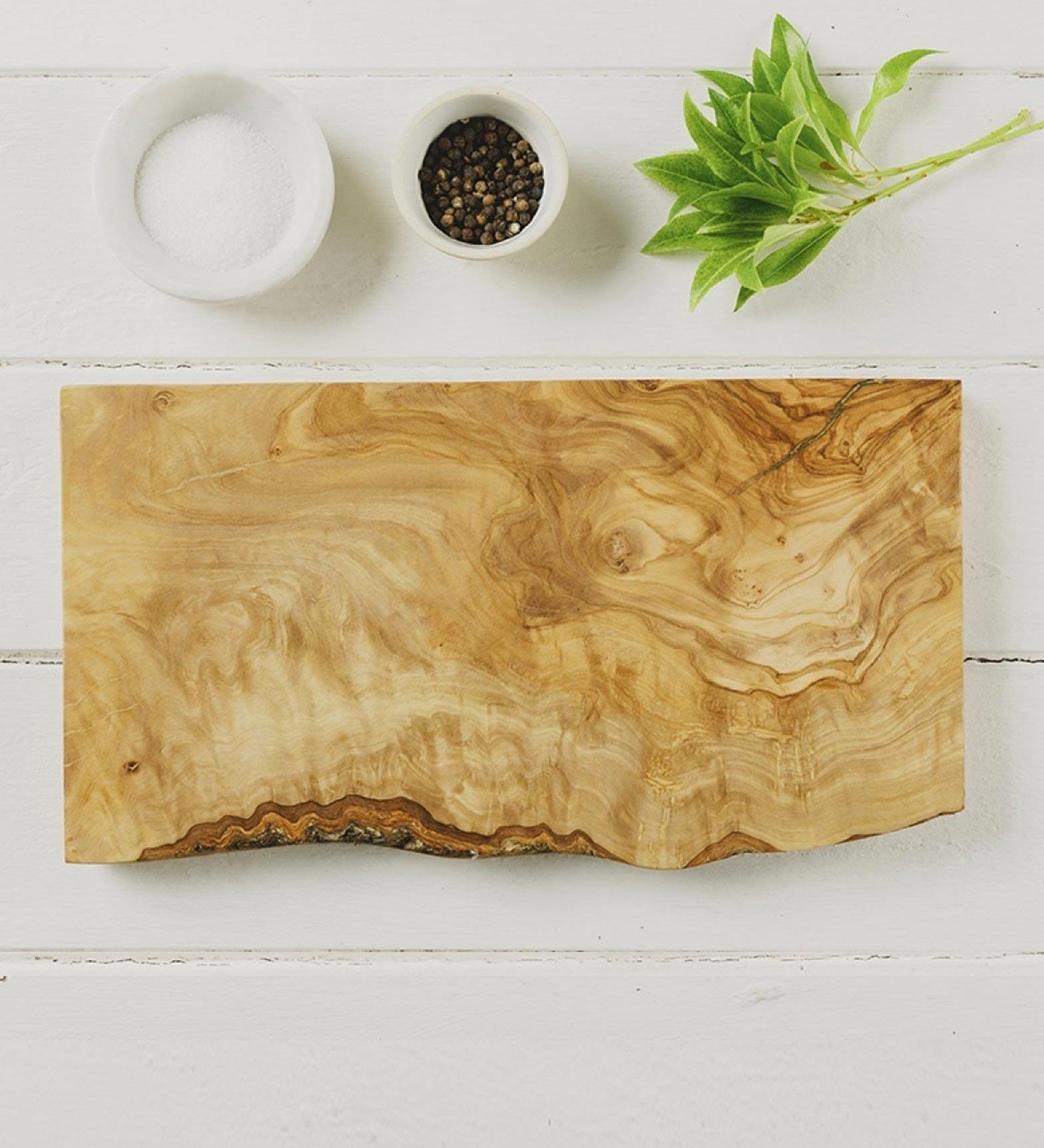 Naturally Med Small Rustic Rectangular Chopping Board