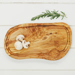 Naturally Med Olive Wood Chopping Board with Groove