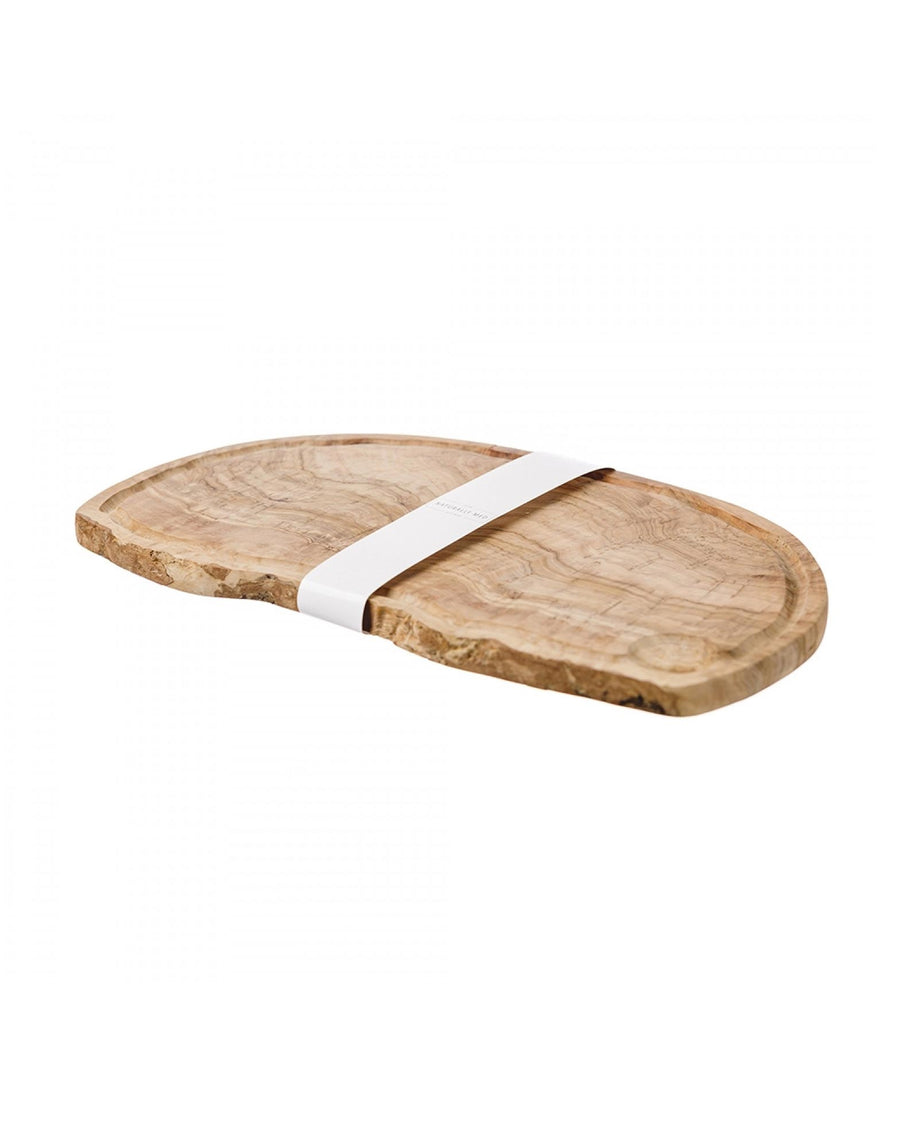 Naturally Med Olive Wood Chopping Board with Groove