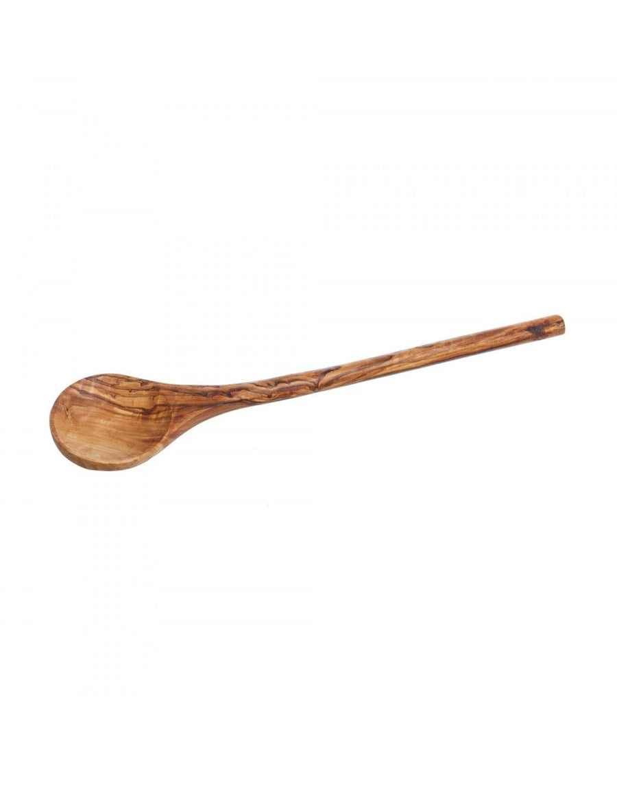 Naturally Med Olive Wood 30cm Round Spoon