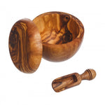 Naturally Med Olive Wood Salt Pot
