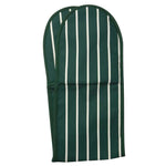Rushbrookes Classic Butchers Stripe Long Double Oven Glove
