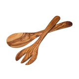 Olive Wood Salad Servers 29cm