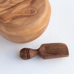 Naturally Med Olive Wood Salt Pot