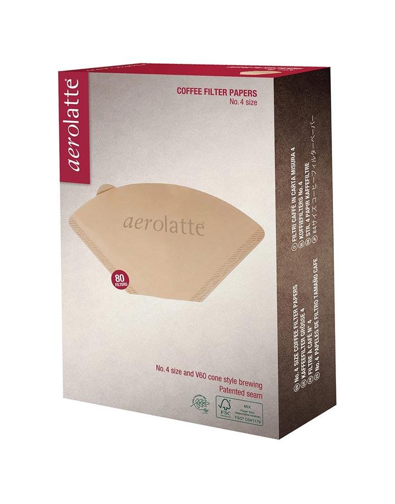 Aerolatte No 4 Size Coffee Filter Papers