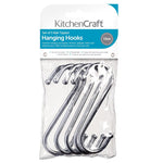 Chrome Plated S Hooks Pack of 5