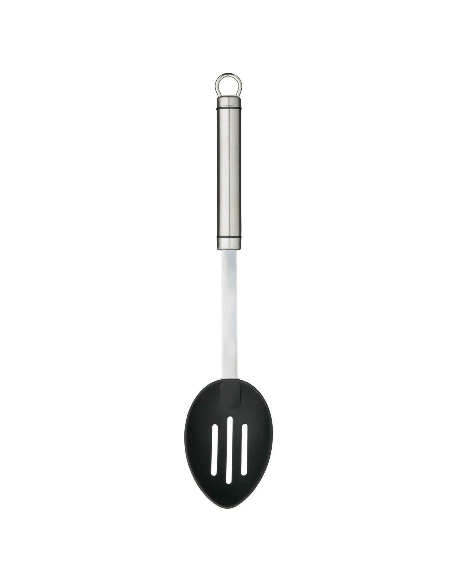 Pro Non-Stick Long Oval Handled Slotted Spoon