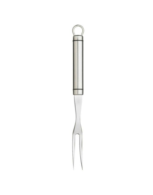 Tenedor pequeño para trinchar con mango ovalado corto