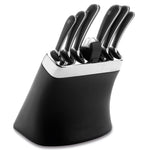 Robert Welch Signature 8 Piece Knife Block Set with Sharpener and Free Joseph Joseph Chopping Mats