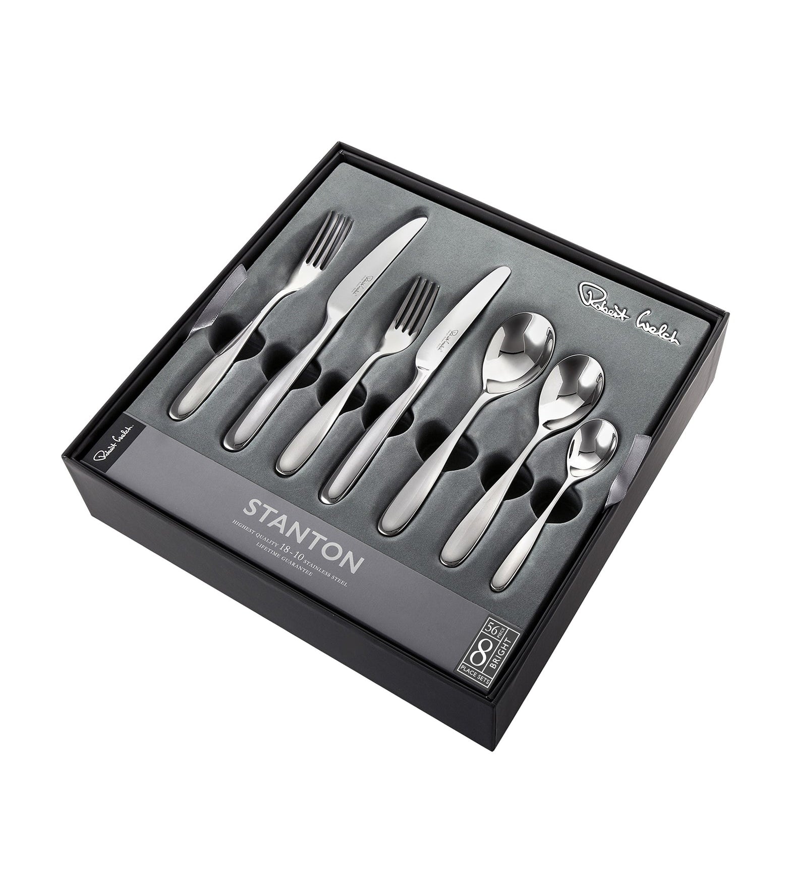 Robert Welch Stanton Bright 56 Piece Set (Plus 8 Free Steak Knives)