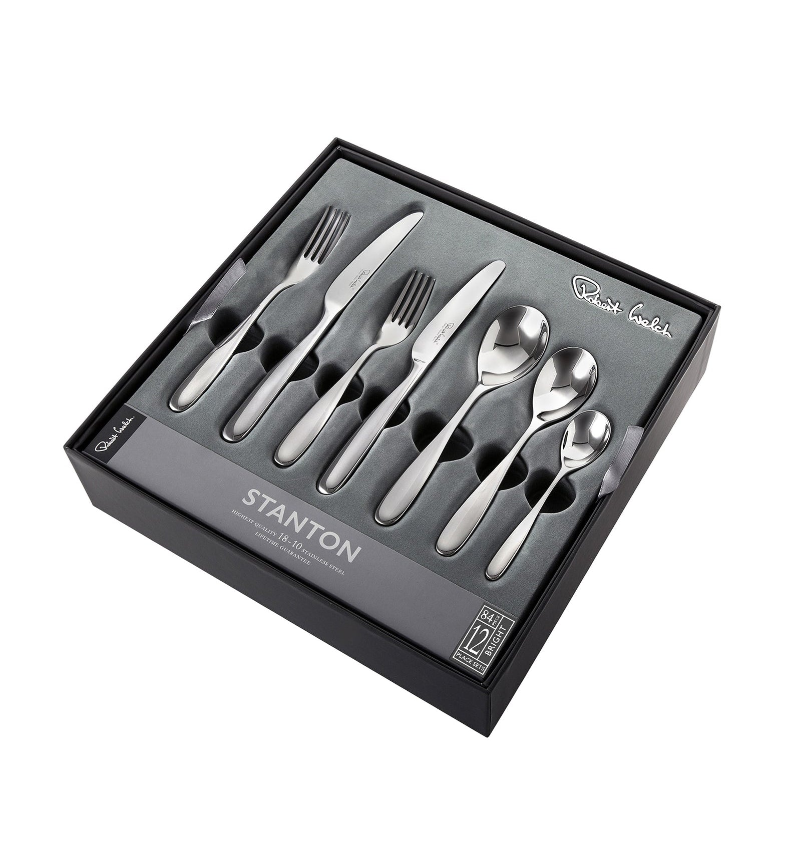 Robert Welch Stanton Bright 84 Piece Set (Plus 12 Free Steak Knives)
