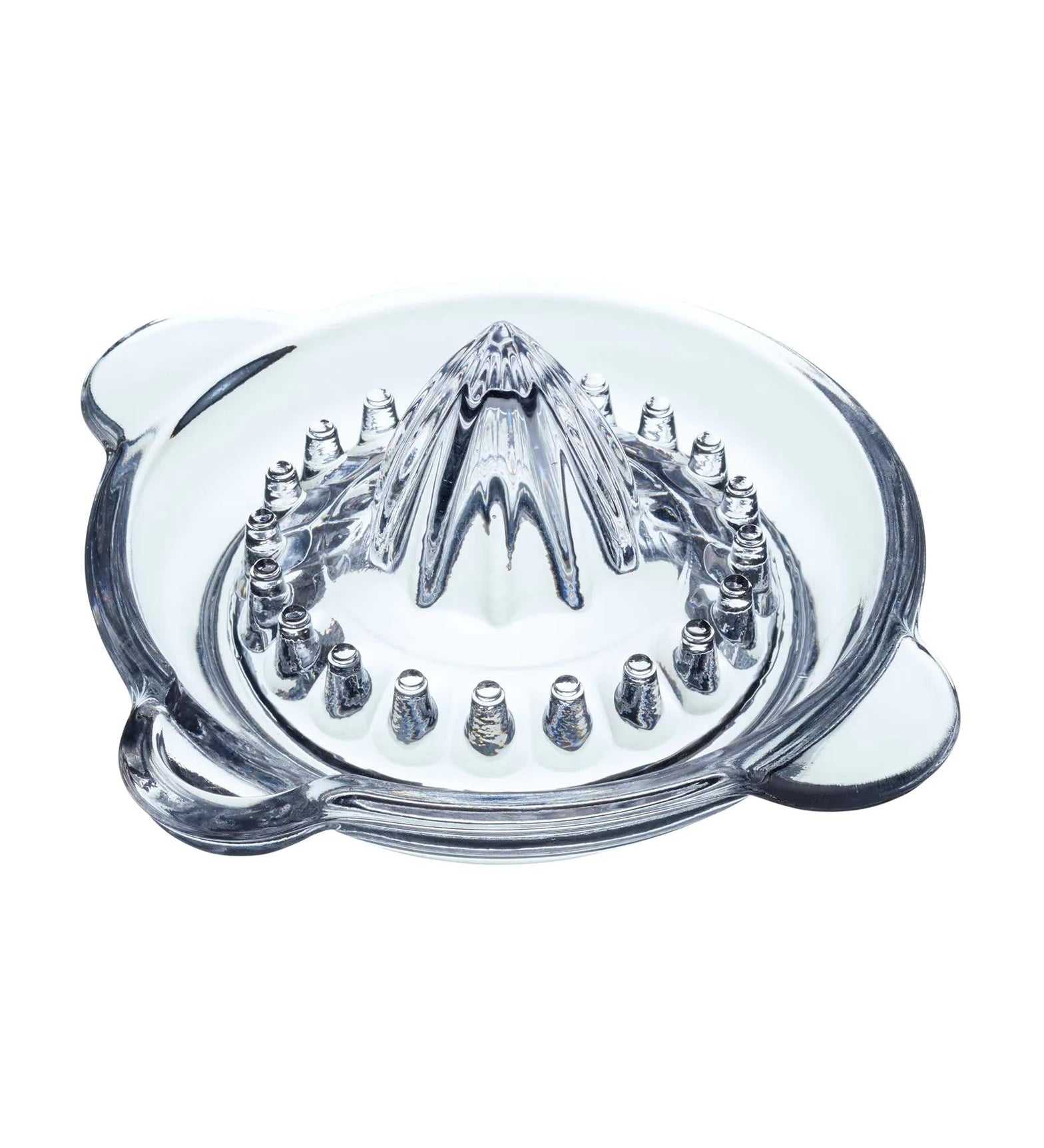 Round Glass Citrus Fruit Squeezer and Bowl