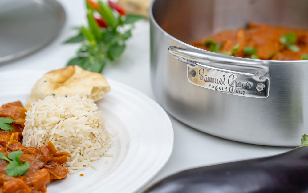 Samuel Groves Classic 26cm Stainless Steel Triply Sautepan with Lid
