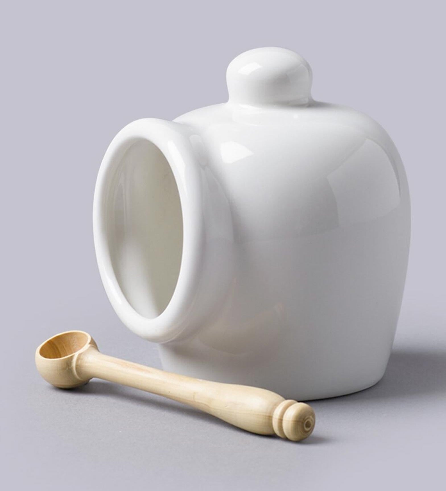 Salt Pig Small White