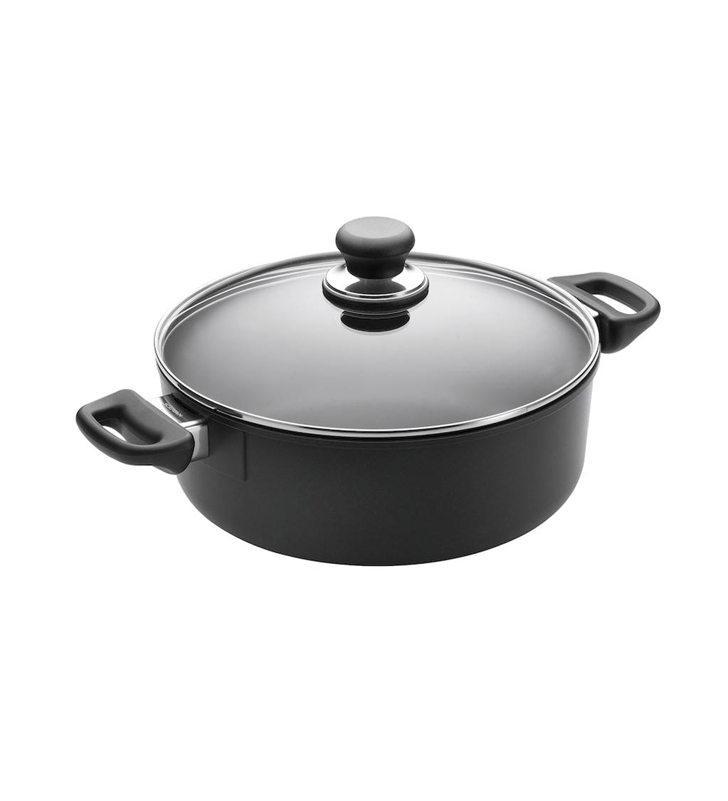 Scanpan Classic 4.0L Low Sauce Pot with lid