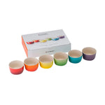 Le Creuset Set of 6 Rainbow Mini Ramekins