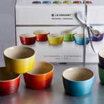 Le Creuset Set of 6 Rainbow Mini Ramekins