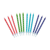 Spotty Cake Candles Pack of Twenty Four